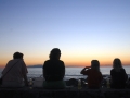 Sonnenuntergangangspicknick
